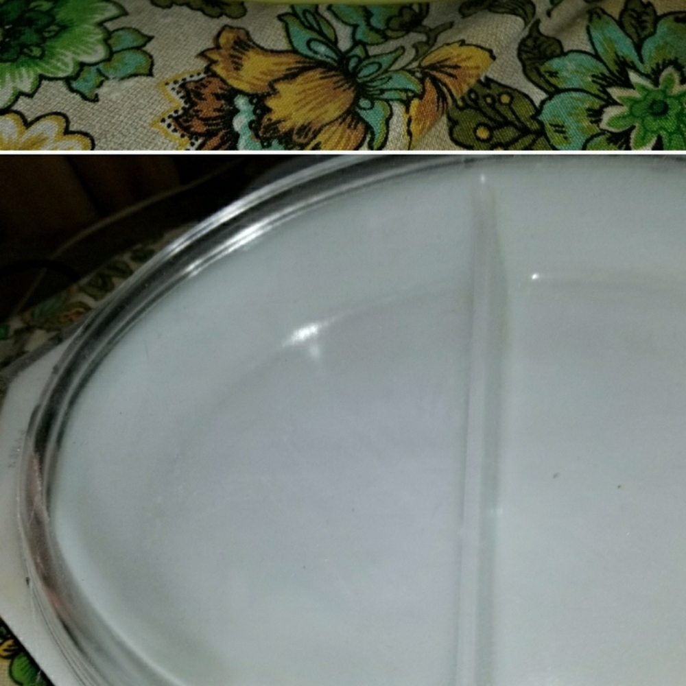 RARE pattern...Divided dish